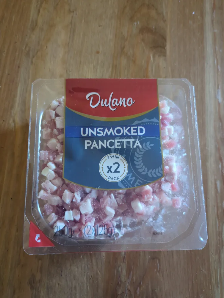 Unsmoked Pancetta