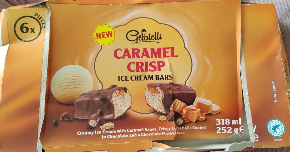 Caramel Crisp Ice Cream Bar