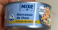 Morceaux de thon à l'huile de tournesol