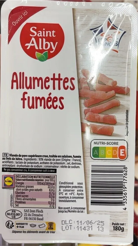 Allumettes fumées