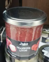 Confiture framboise litchi