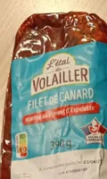 FILET DE CANARD mariné au Piment d'Espelette