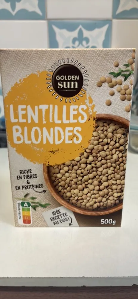 Lentilles blondes