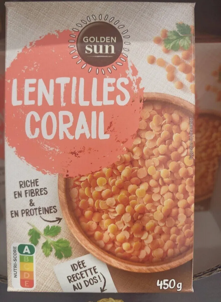 Lentilles corail