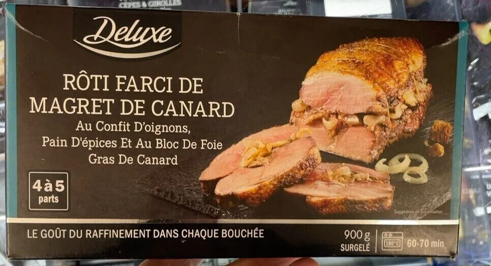 Roti farci de Magret de canard