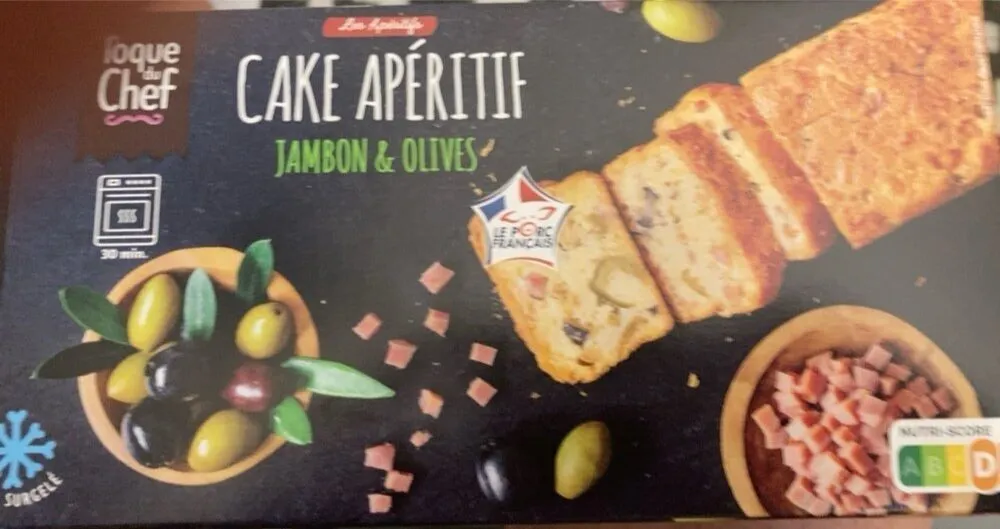 Cake apéritif jambon & olives