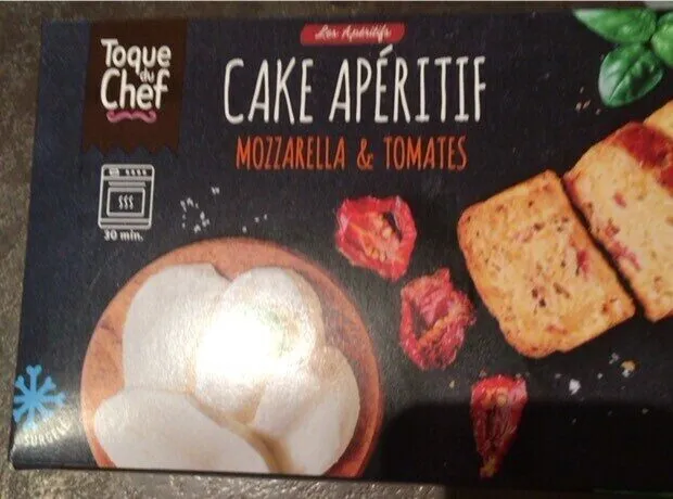 Cake apéritif mozzarella & tomates