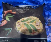 Poulet et crevettes sauce homardine