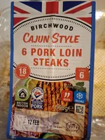 Cajun Style Pork Loin Steaks
