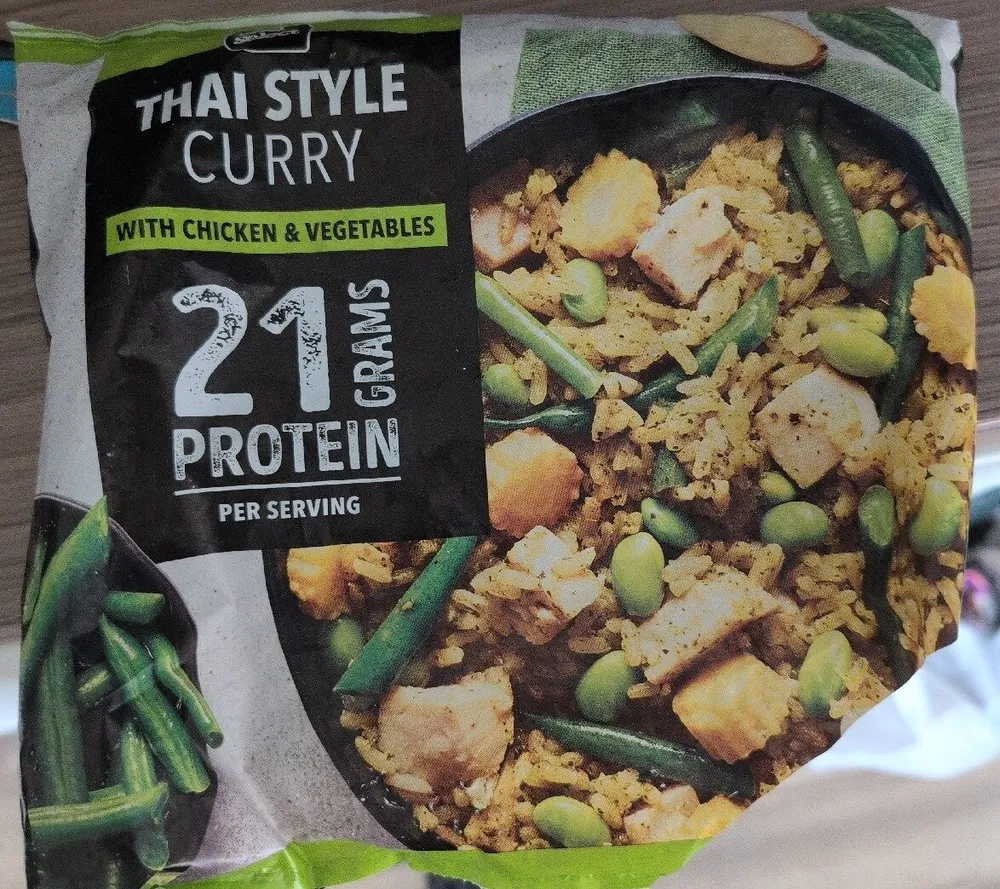 Thai Curry Style With chicken And Veg
