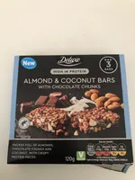New Deluxe shar 3 BARS HIGH IN PROTEIN ALMOND & CO