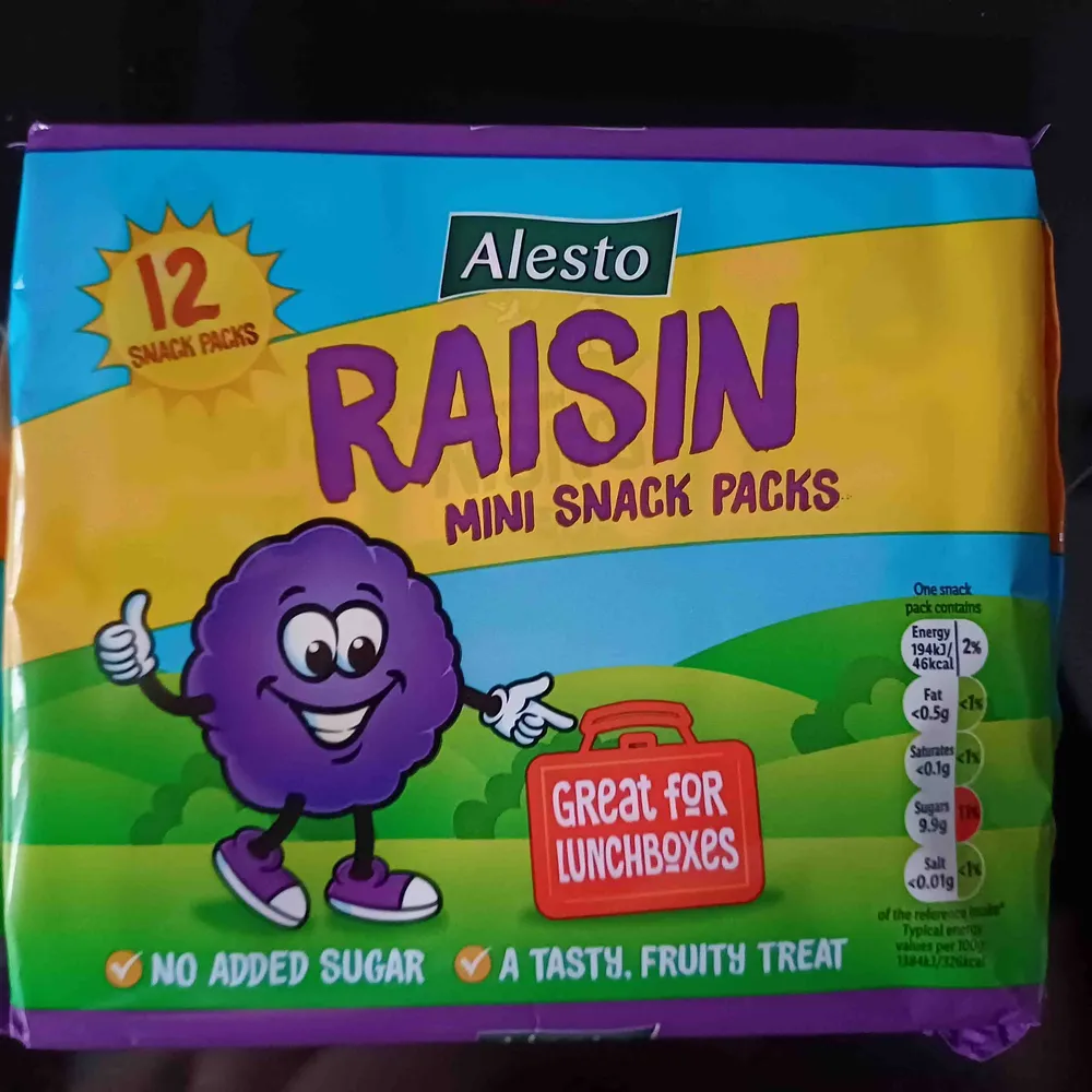 Raisin Mini Snack Packs