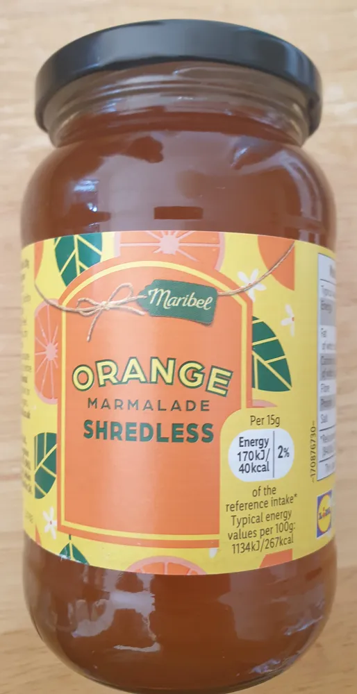 Orange Marmalade Shredless
