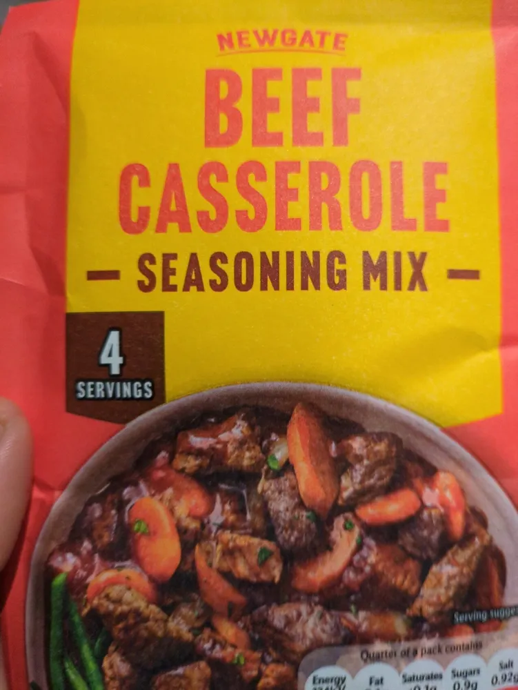 Beef Casserole Seasoning Mix