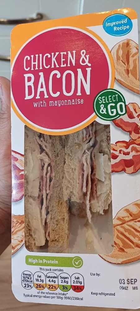 Chicken And Bacon Sandwich