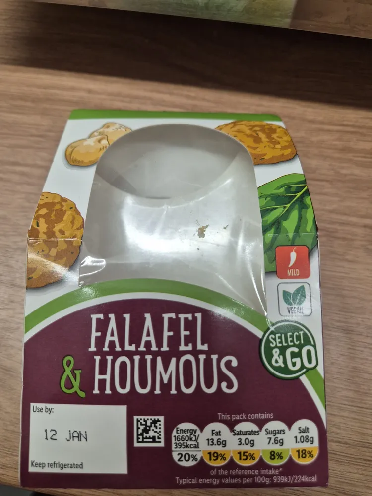 Falafel & Houmous Wrap