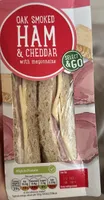 Oak Smoked Ham & Cheddar with Mayonnaise