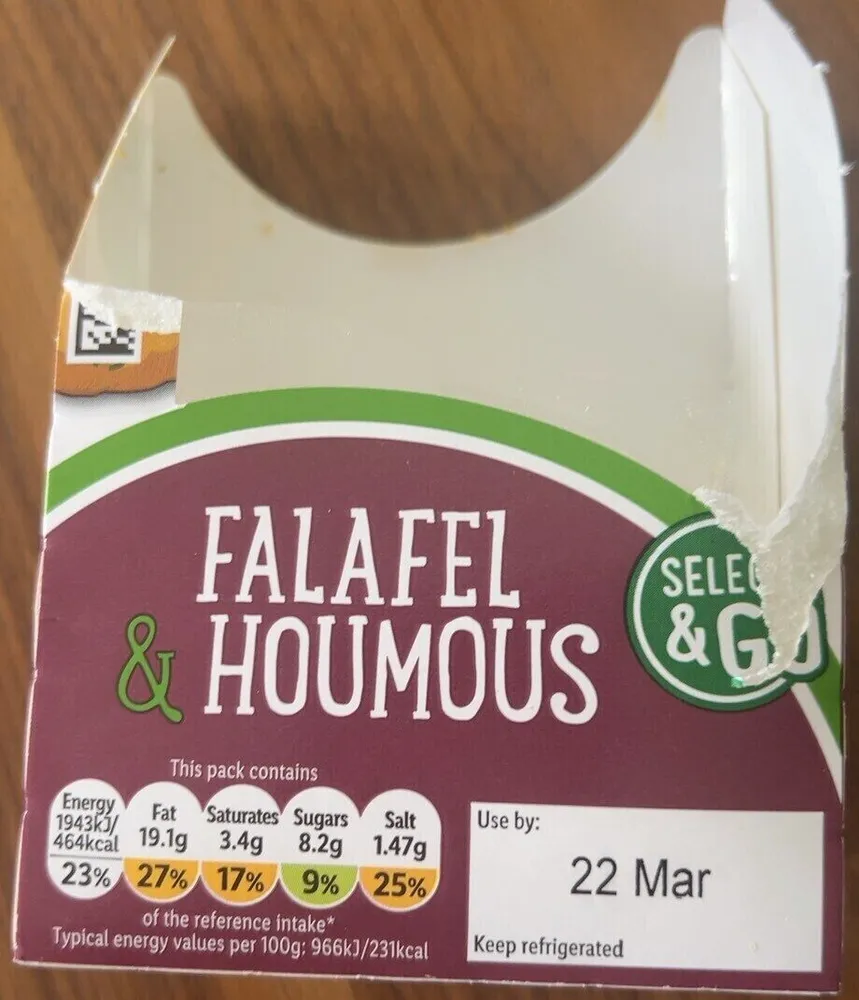 Falafel & Houmous Wrap