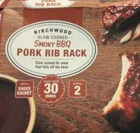BIRCHWOOD SLOW COOKED..... SMOKY BBQ PORK RIB RACK