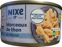 Morceaux de thon au naturel