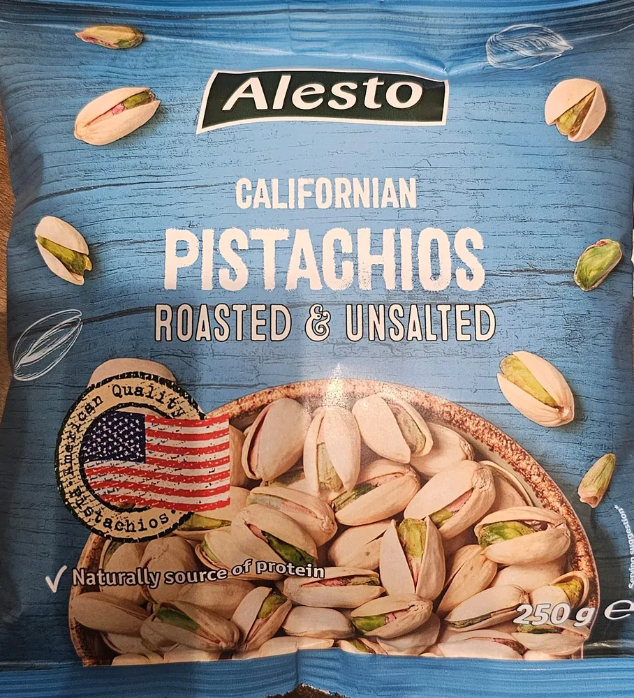 Californian Pistachios Roasted & Unsalted