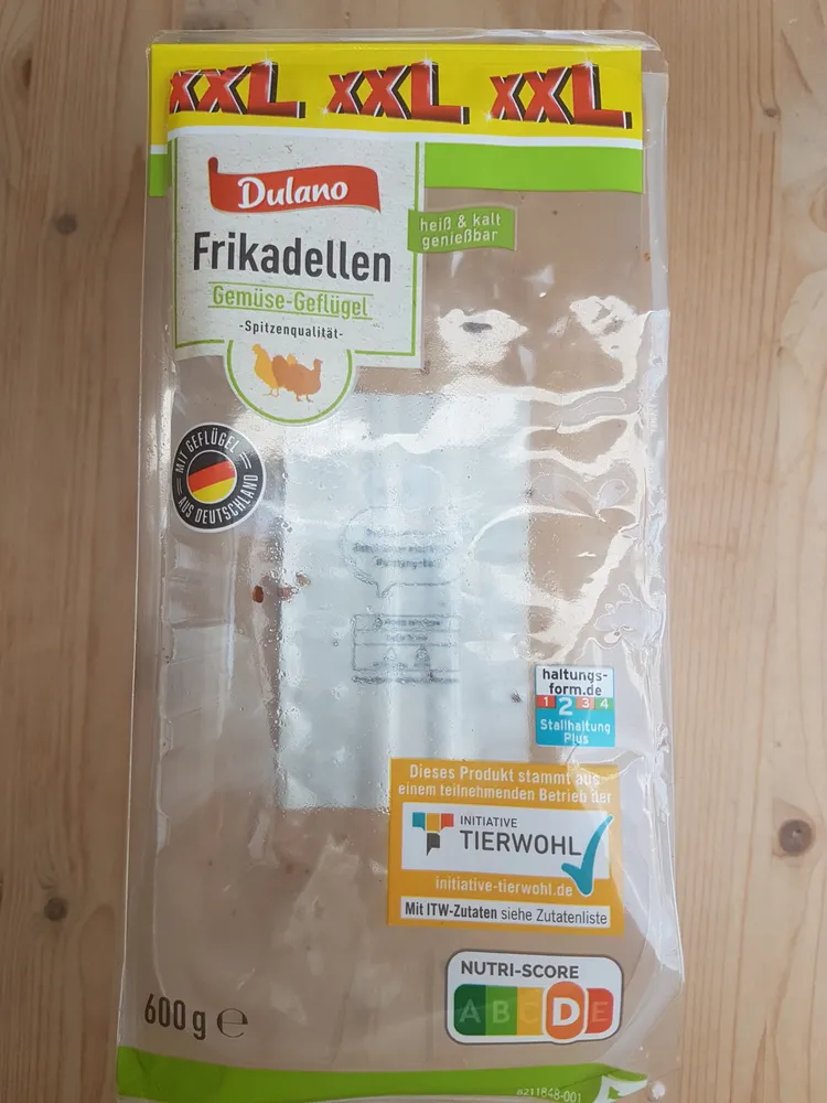 Gemüse-Geflügel Frikadellen