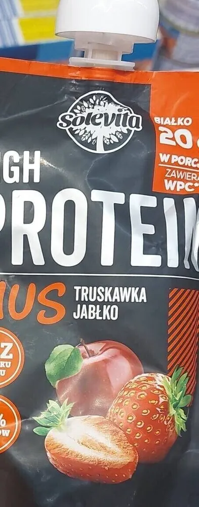 HIGH PROTEIN MUS TRUSKAWKA JABŁKO