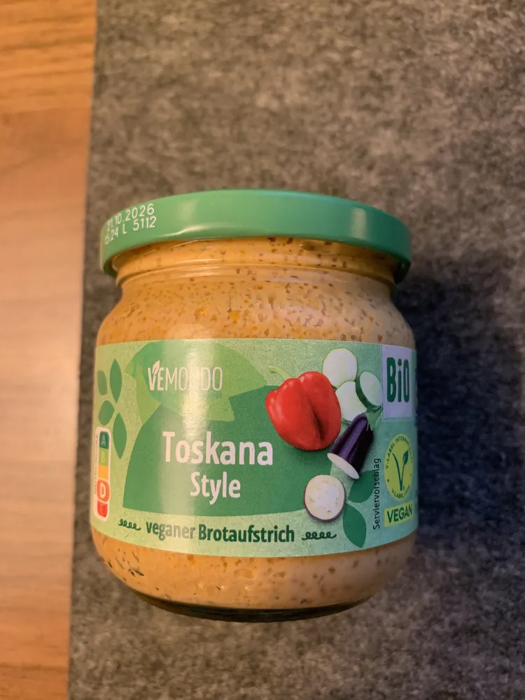 Toskana Style Veganer Brotaufstrich