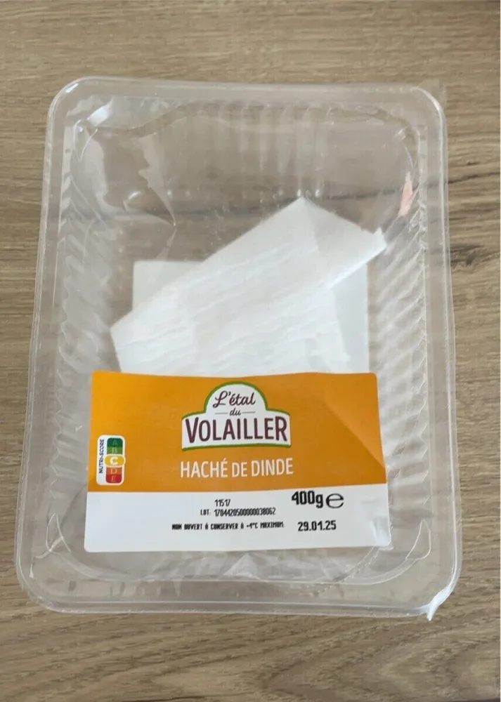 Haché de dinde