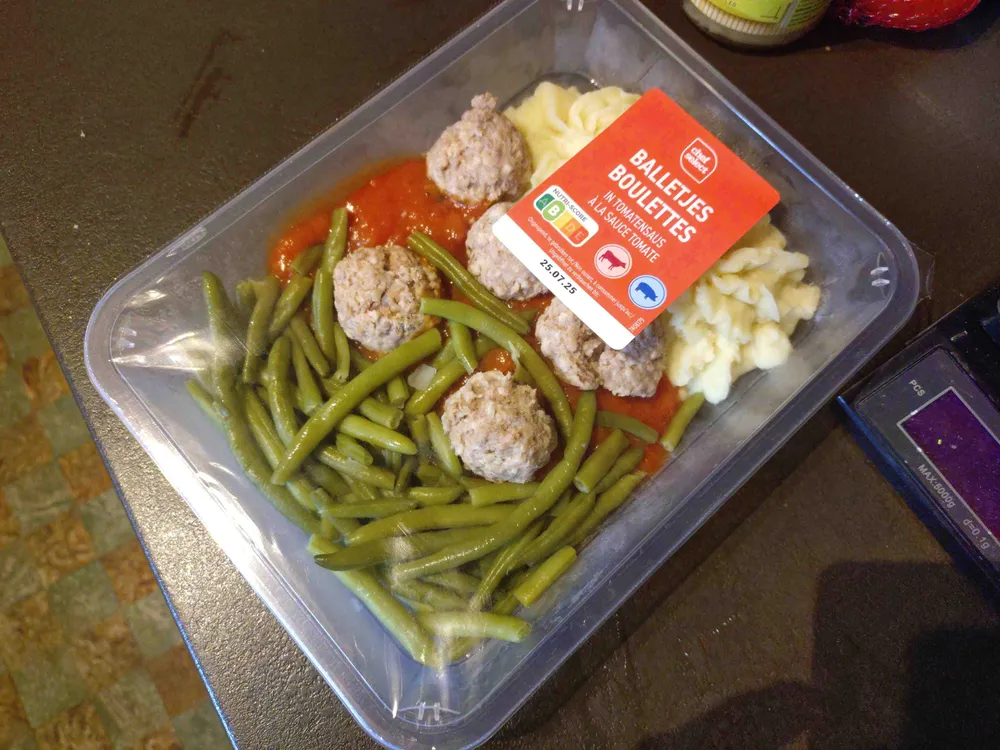 Balletjes in tomatensaus
