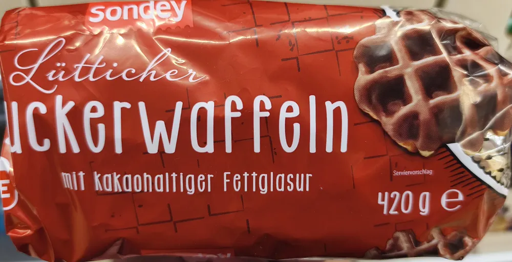 Lütticher Zuckerwaffeln mit Kakaohaltiger Fettglasur