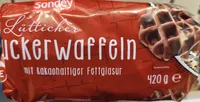 Lütticher Zuckerwaffeln mit Kakaohaltiger Fettglasur
