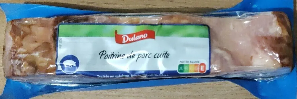 Poitrine de porc cuite