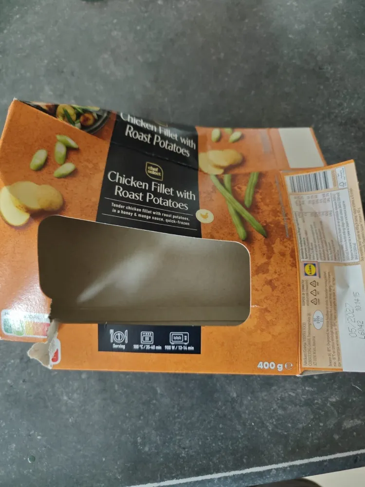 Chicken Filler With Roast Potatoes