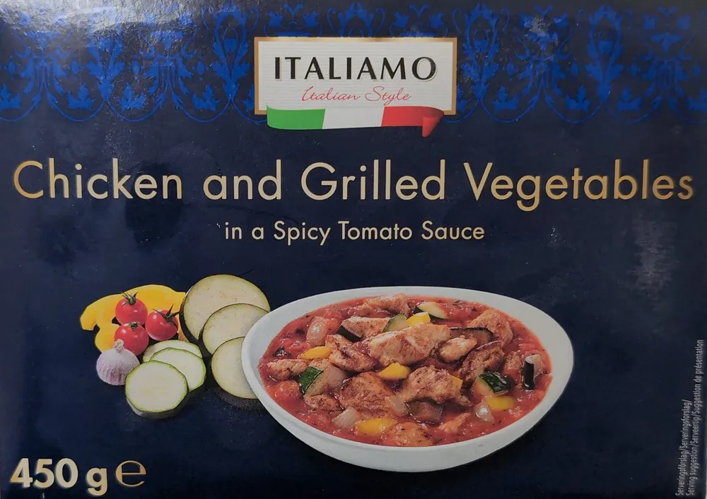 Chicken And Grilled Vegetables