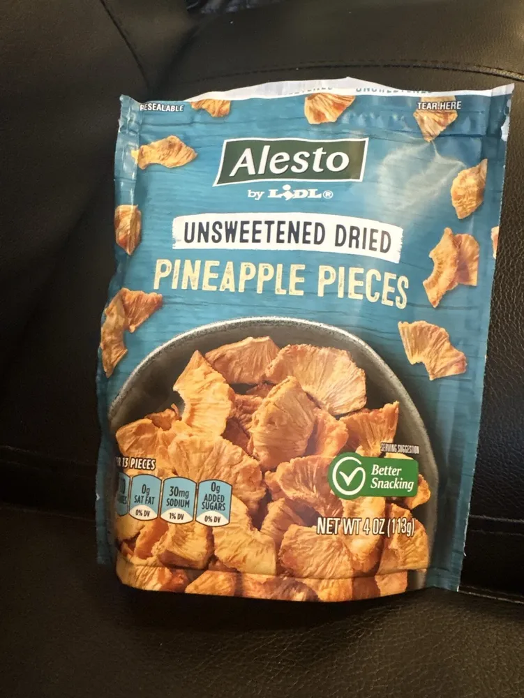 Dried Pineapple (No Sugar Added)