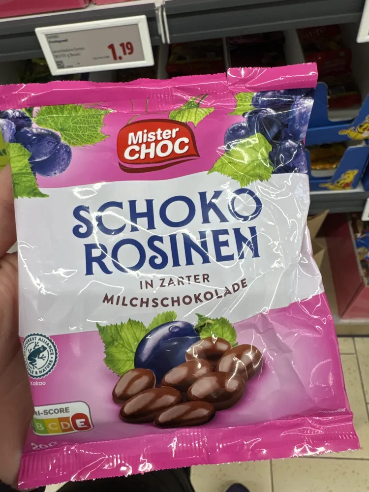 schoko Rosinen