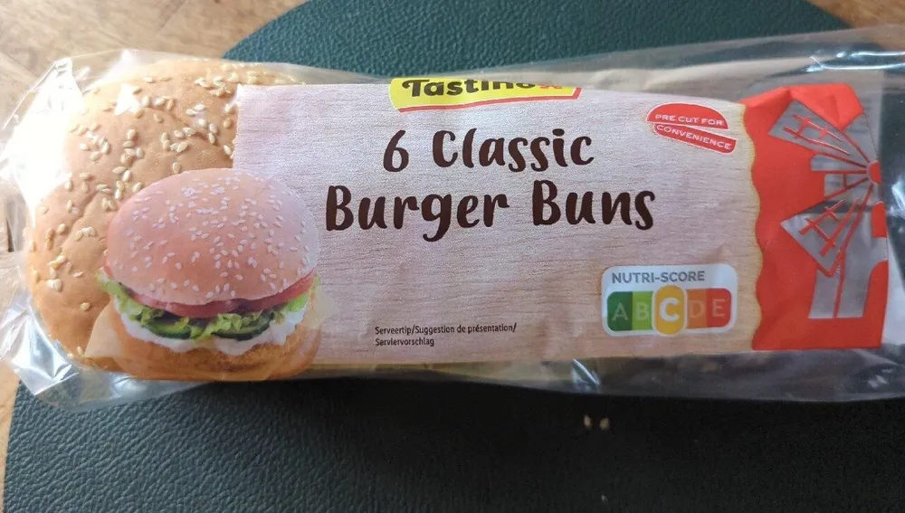 6 Classic Burger Buns
