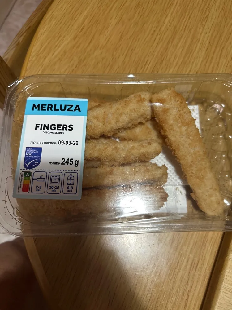 Merluza fingers