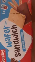 Wafer Sandwich with Milk and Cocoa