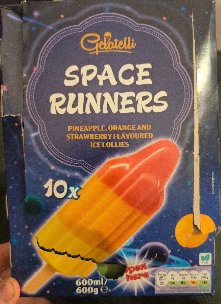 Gelatelli Space Runners Ice Lollies