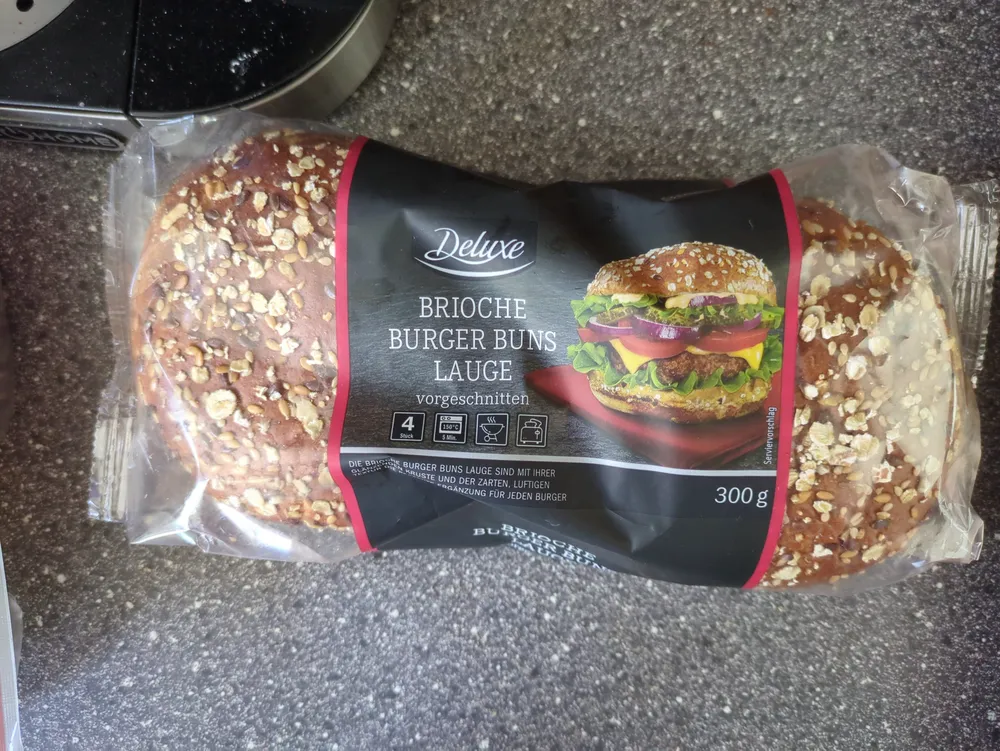 Brioche Burger Buns Lauge