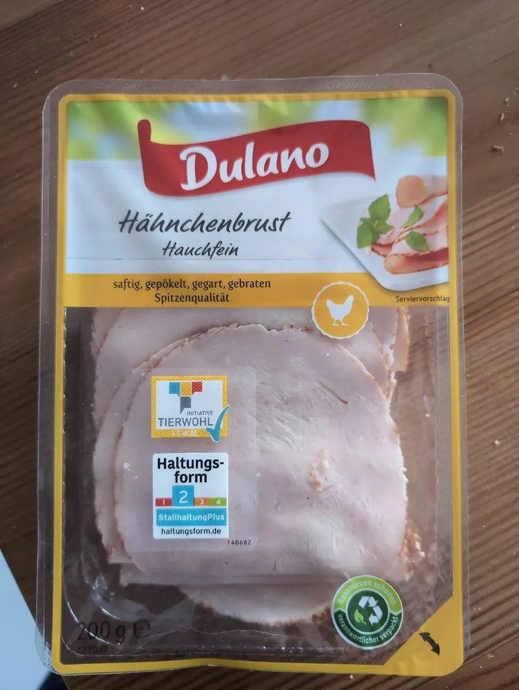 Hähnchenbrust Aufschnitt
