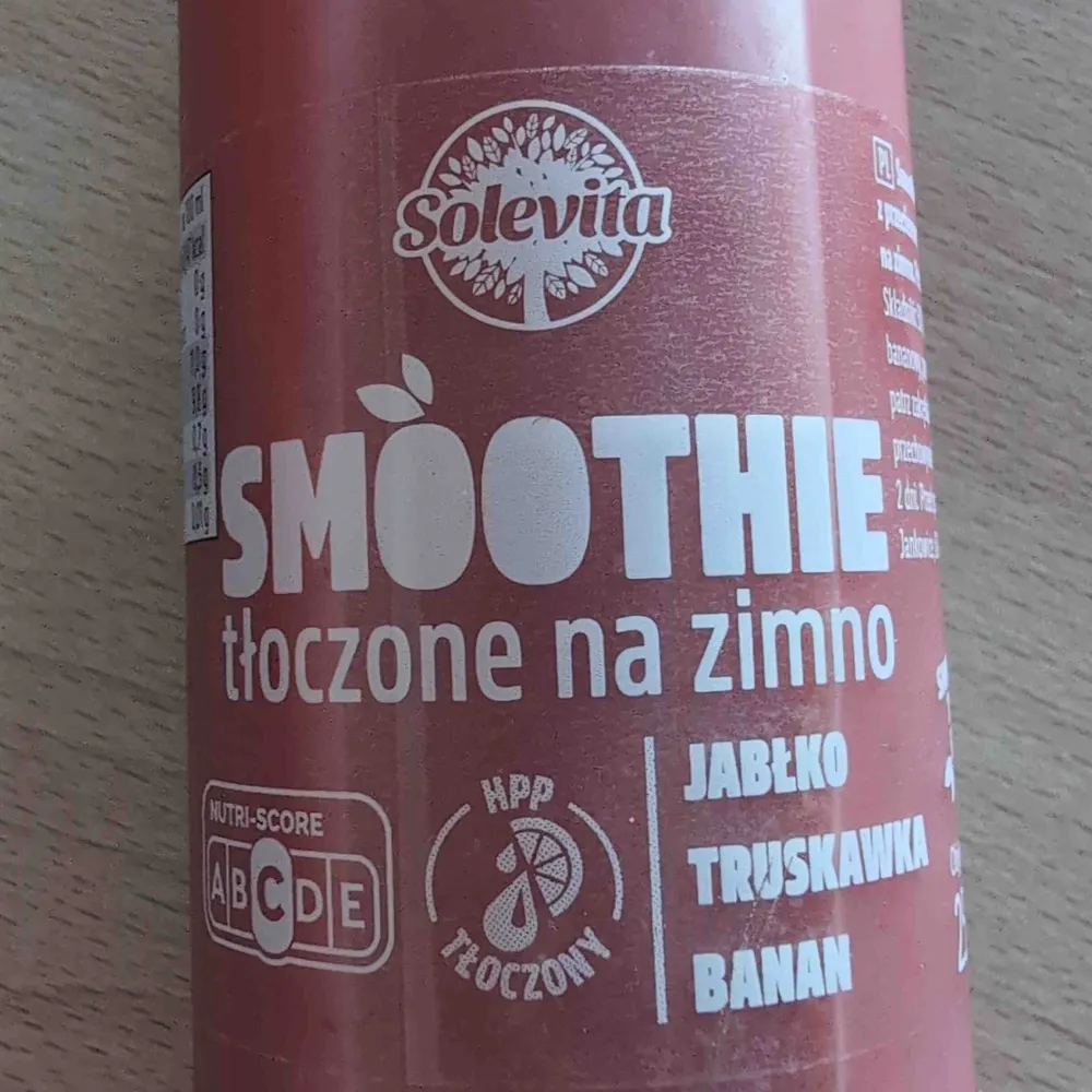 Smoothie jabłko truskawka banan