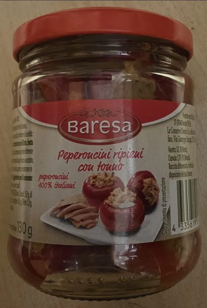 Peperoncini ripieni con tonno