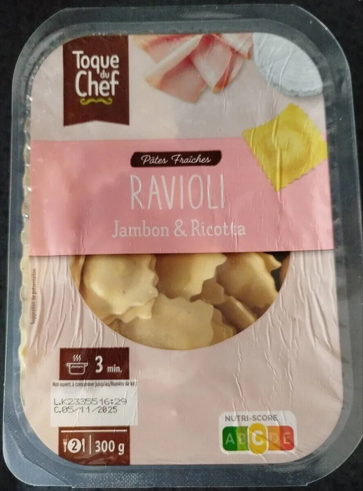 RAVIOLI Jambon & Ricotta