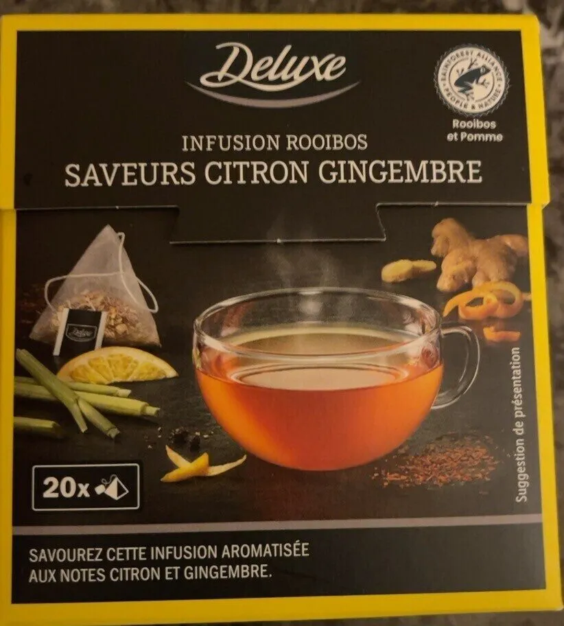 Infusion saveurs citron gingembre