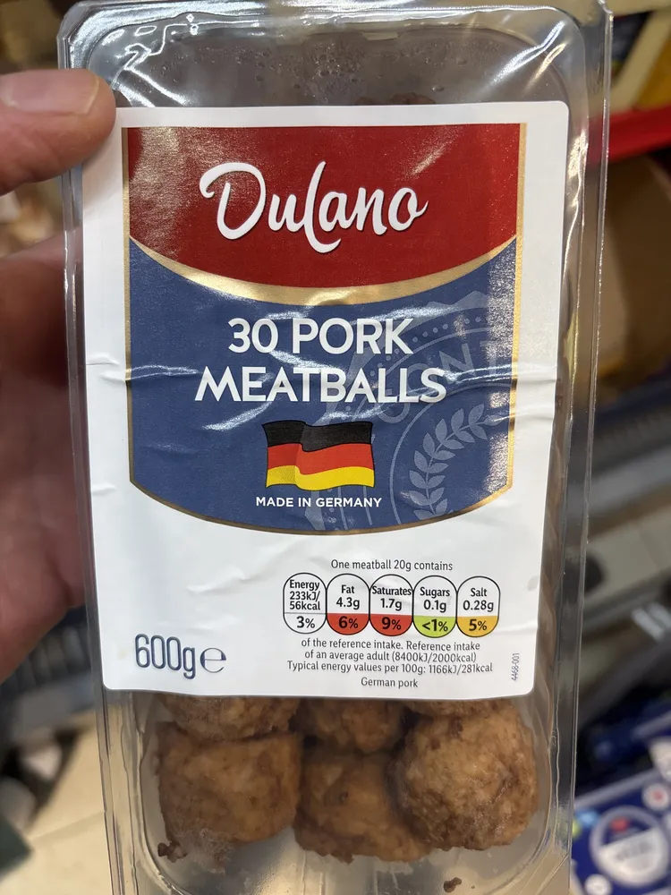 Pork Meatballs