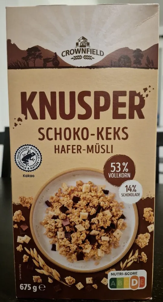 Knusper Schoko-Keks Hafer-Müsli