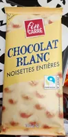 Chocolat blanc noisettes entières